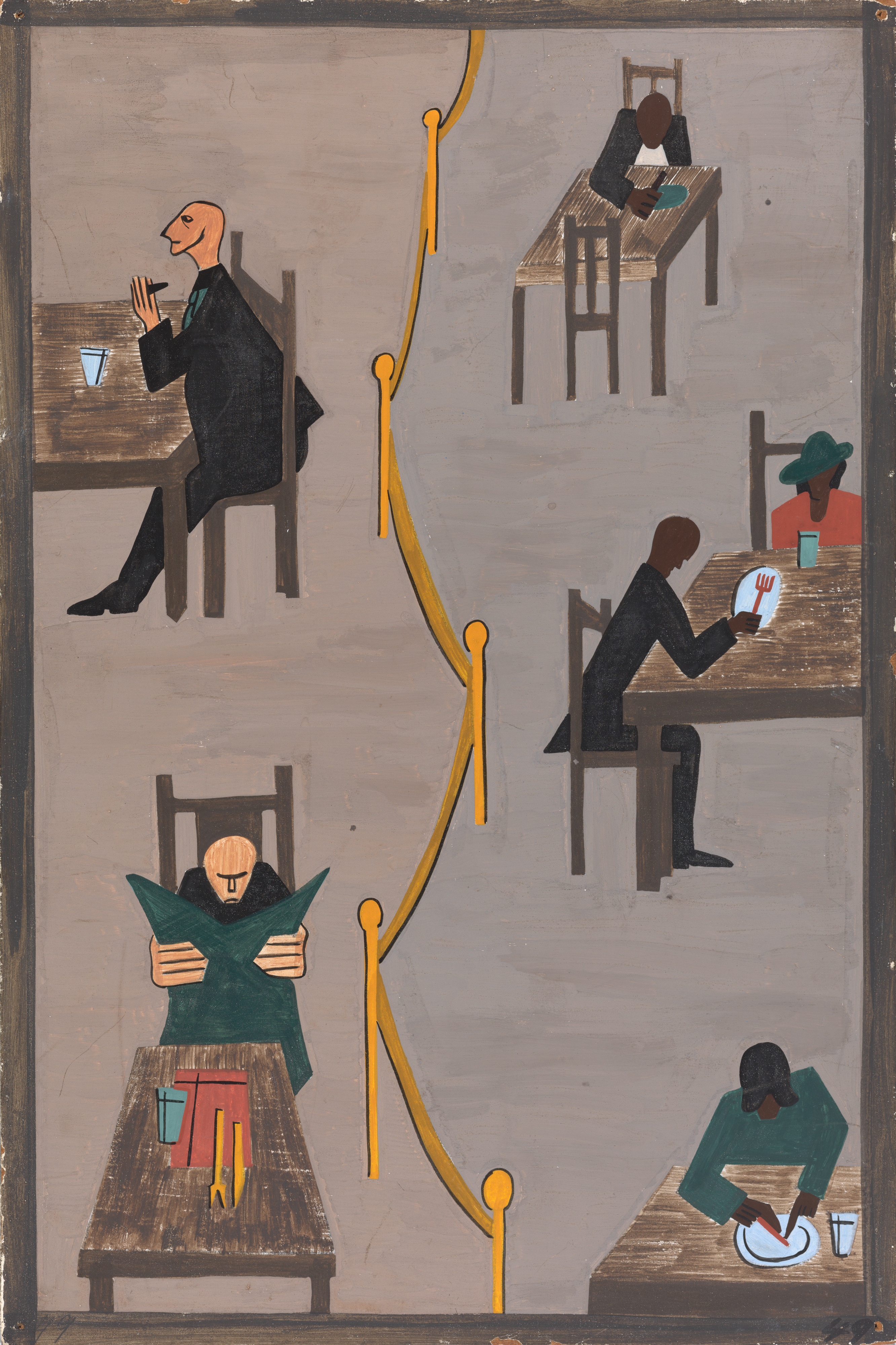 The Migration Series, Panel no. 49: They found discrimination in